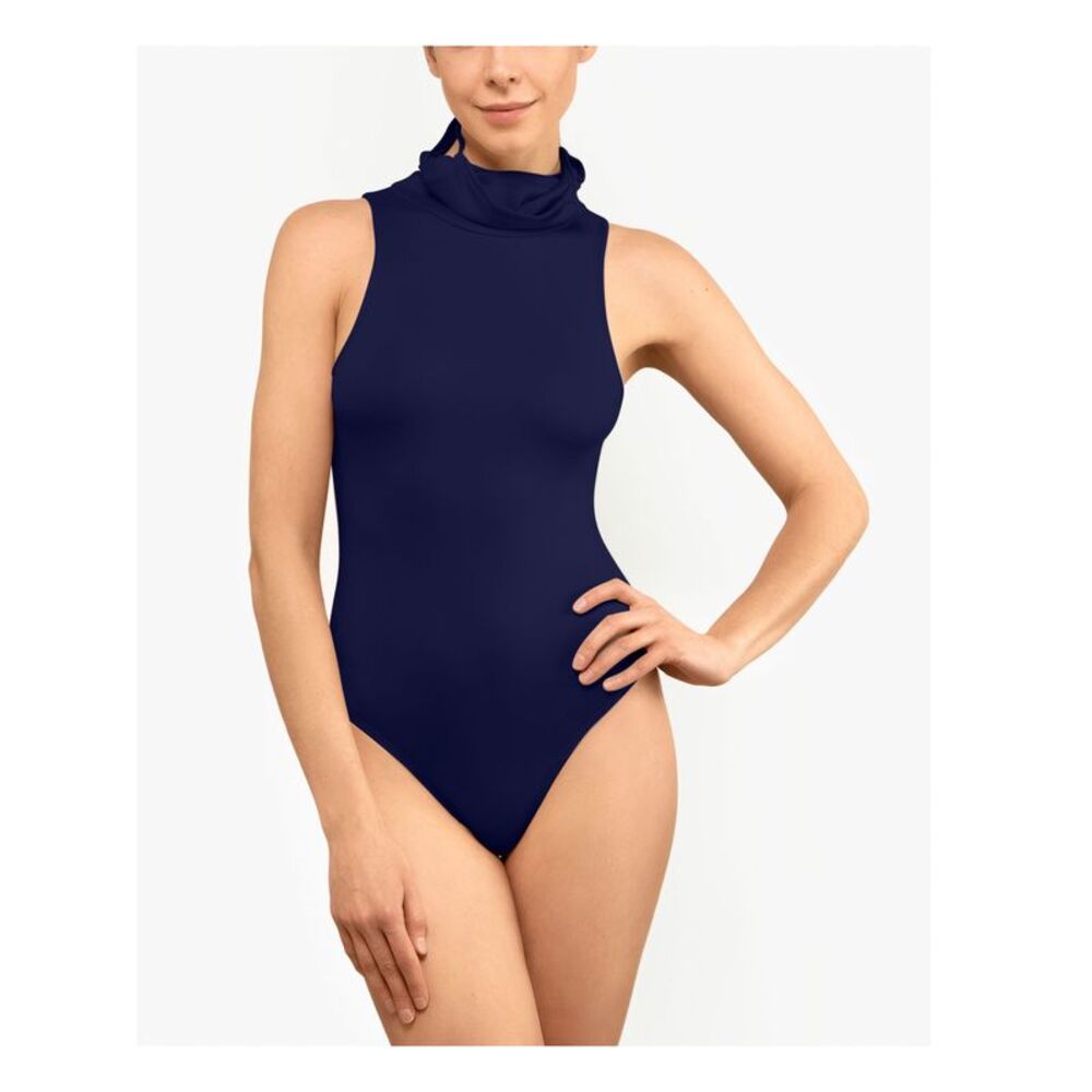 BAM BY BETSY & ADAM Womens Navy Bodysuit M